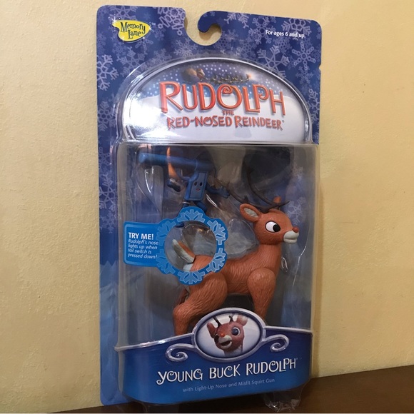 Young Buck Rudolph, Rudolph the Red Nosed Reindeer, 2004 Memory Lane, New in Box - Picture 5 of 8